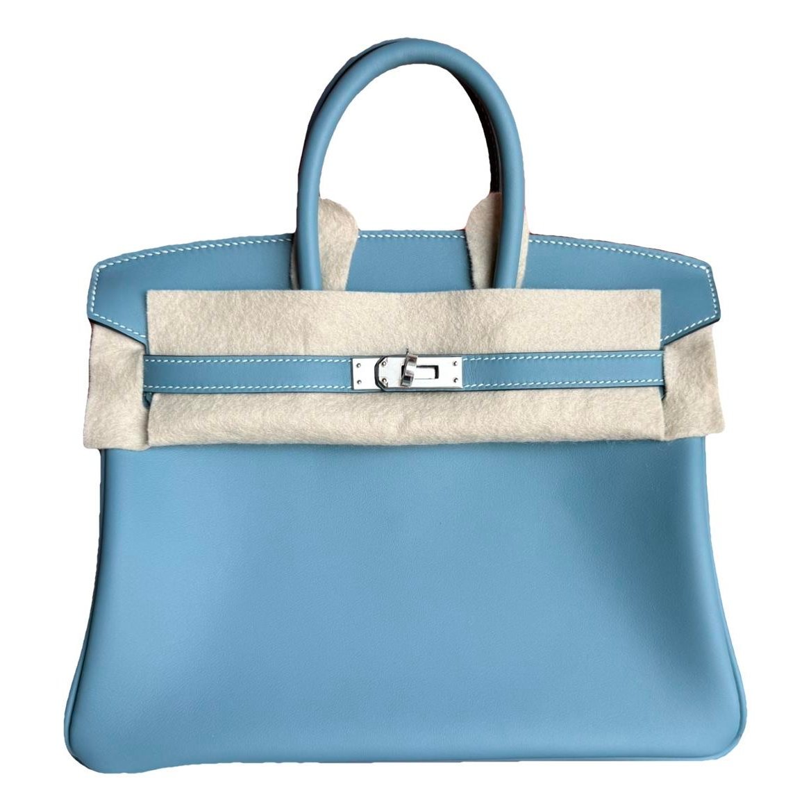 Birkin 25 leather handbag