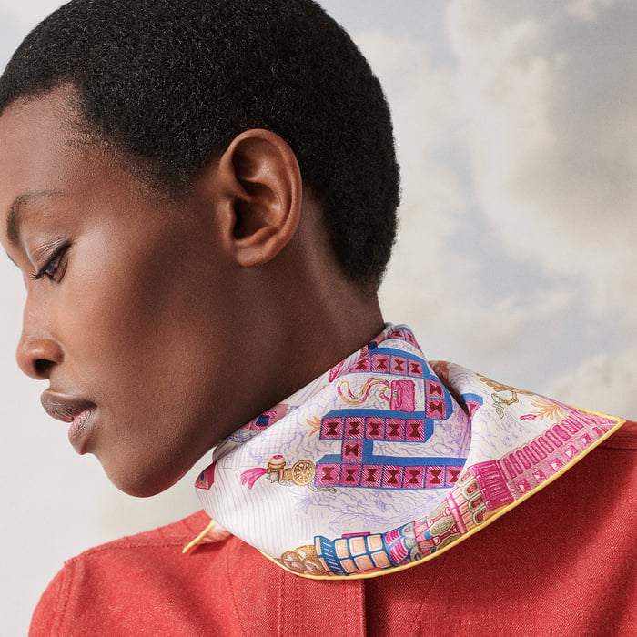 Super Silk Quest Detail Scarf 45