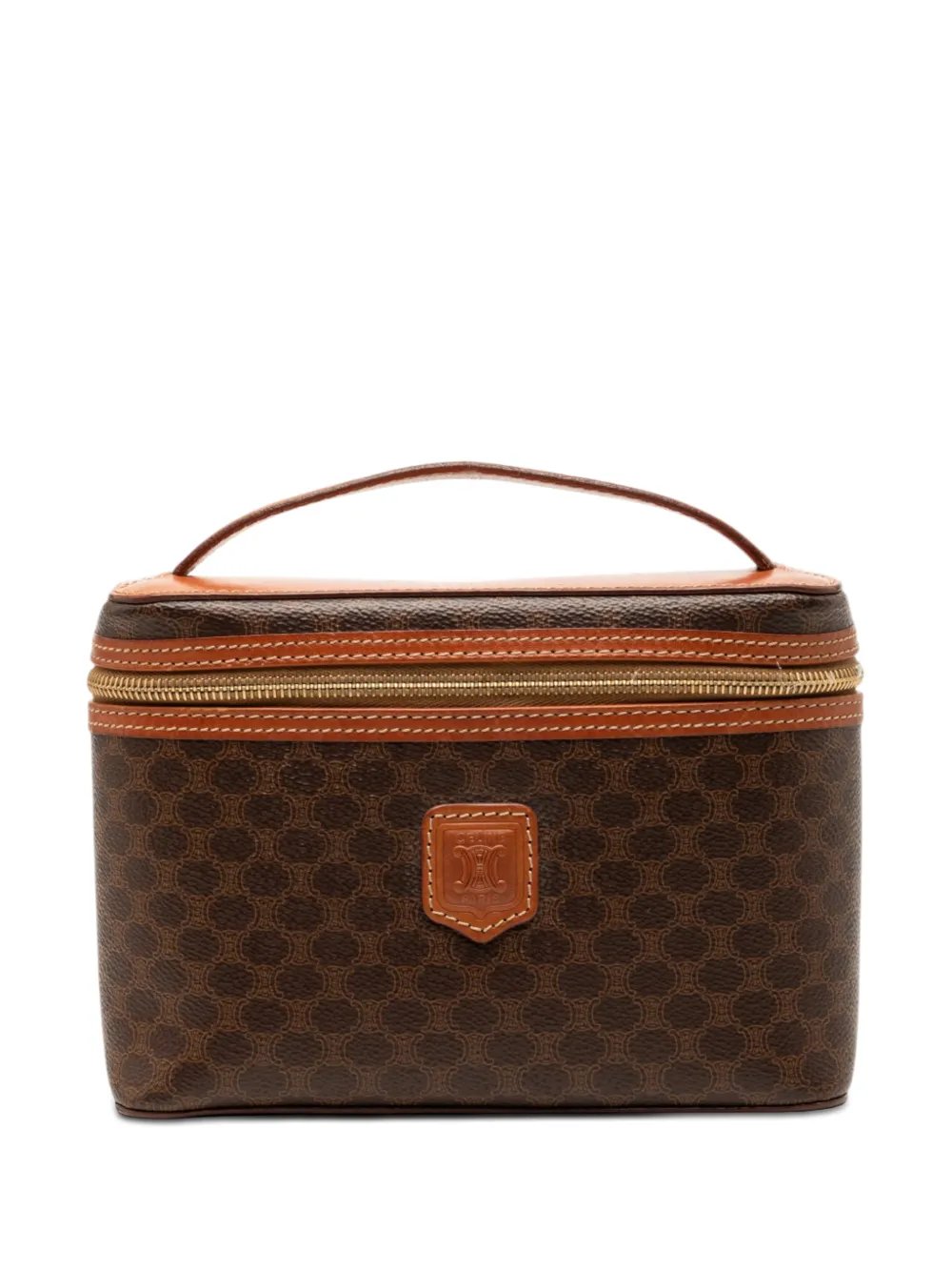 1995 Macadam Coated Canvas Vanity Bag satchel