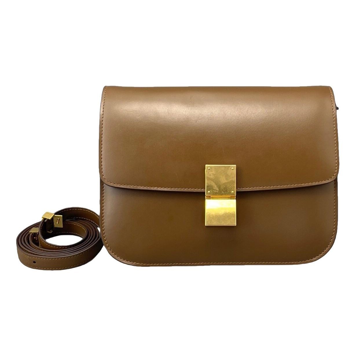Classic leather crossbody bag