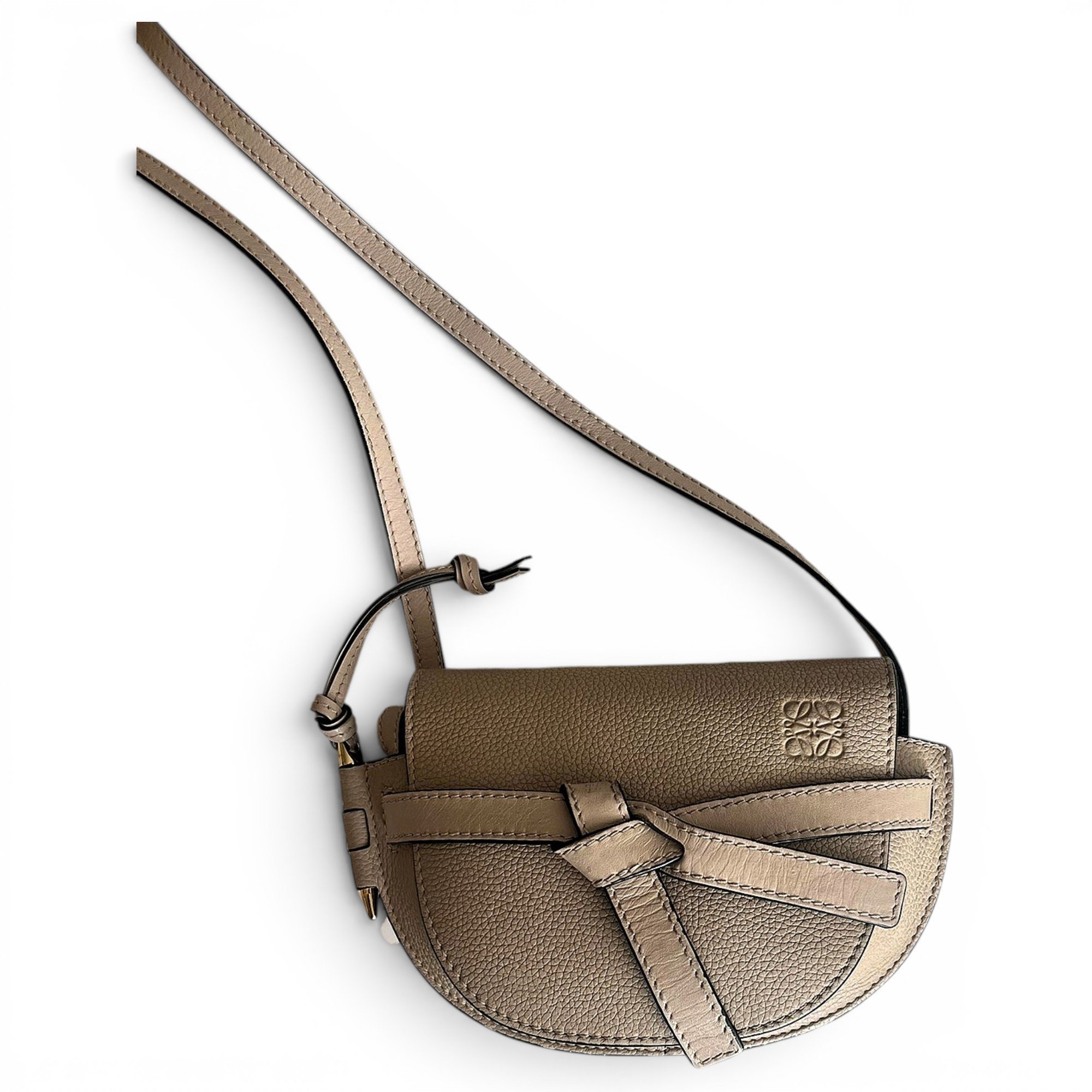 Gate leather crossbody bag
