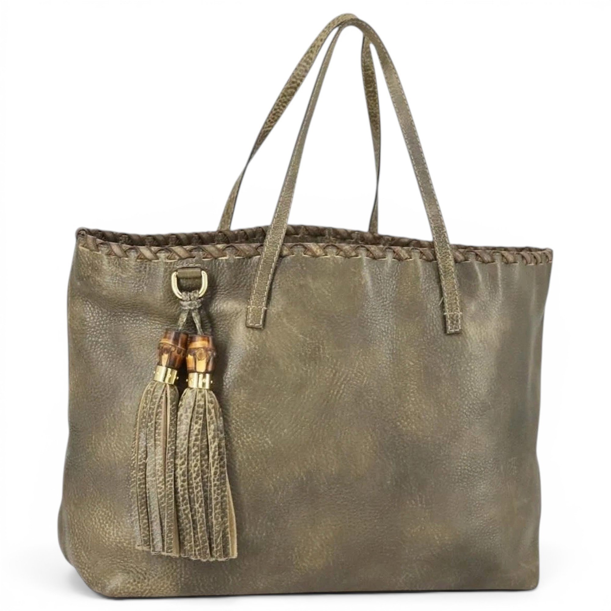 Leather handbag