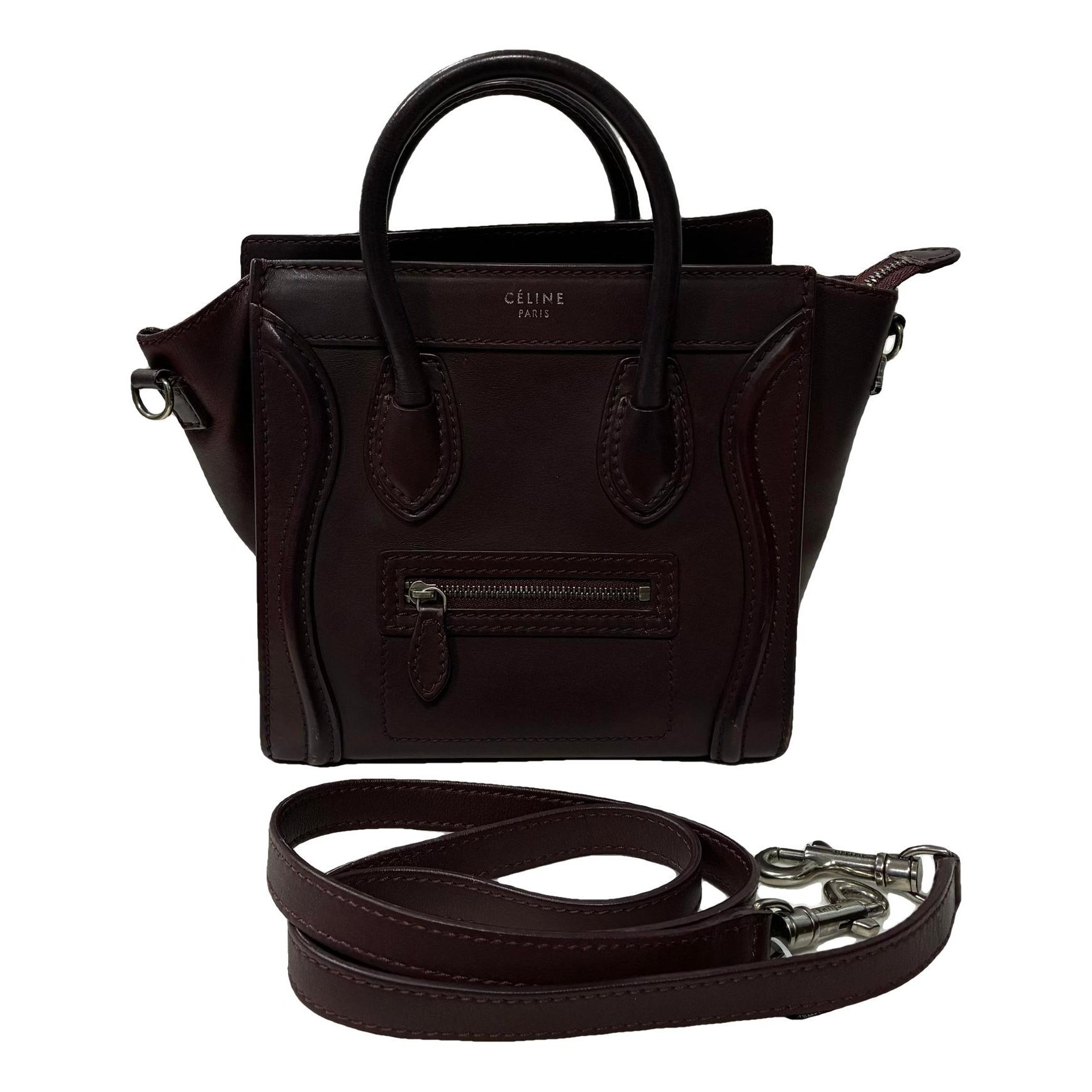 Nano Luggage leather handbag