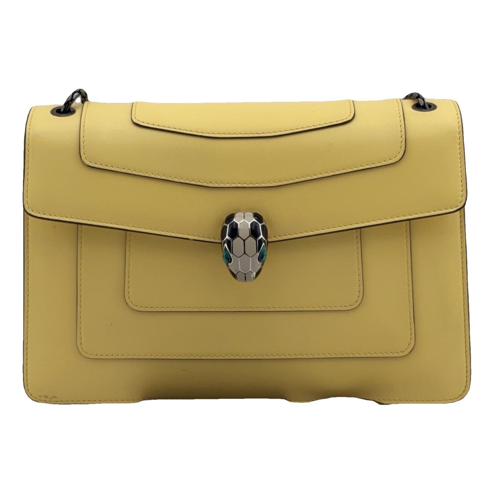 Serpenti leather handbag