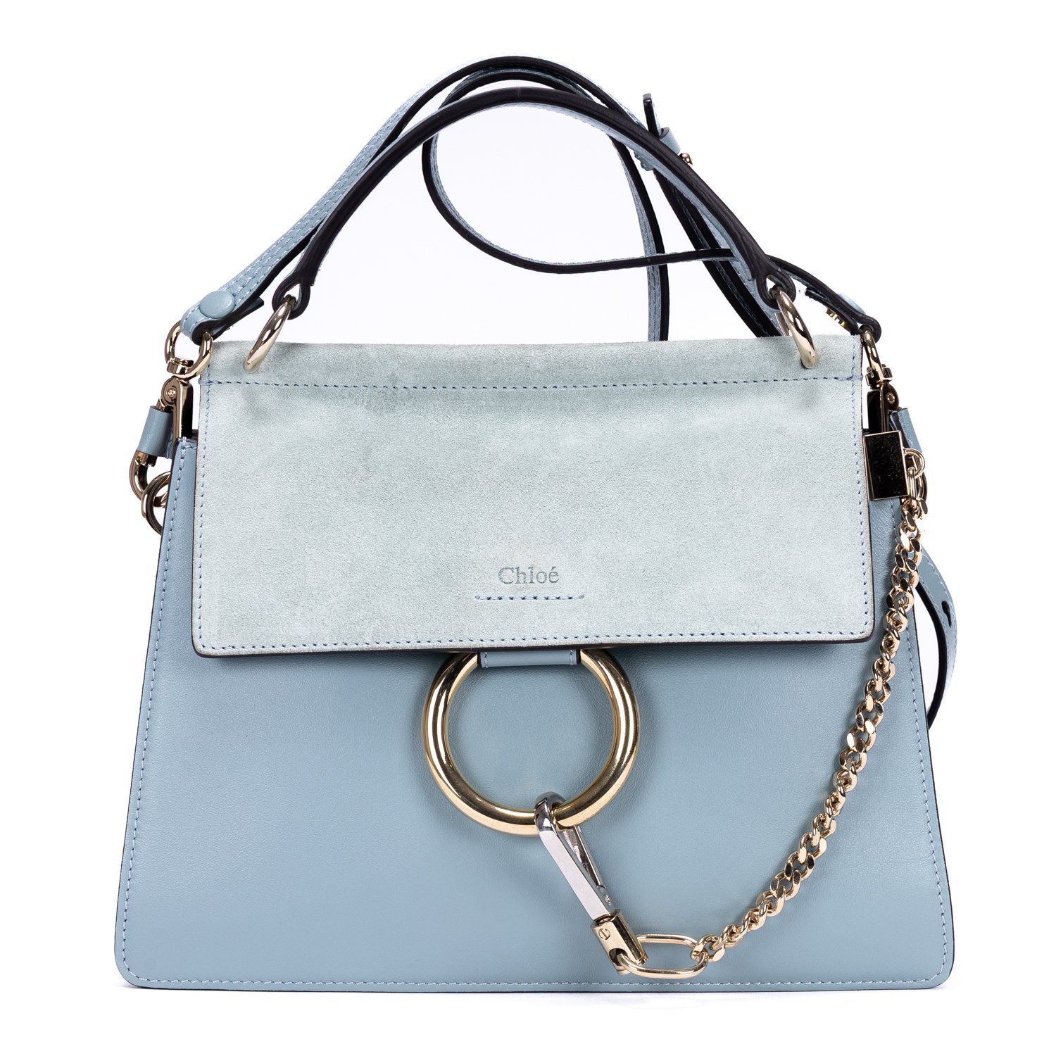 Faye leather handbag