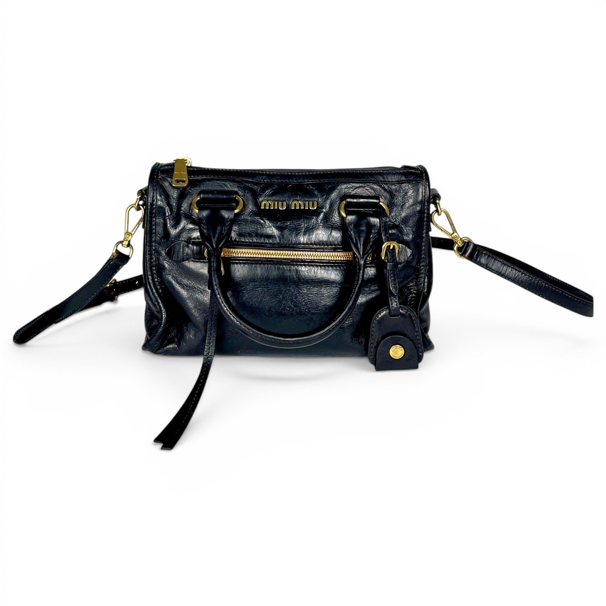 Vitello leather handbag