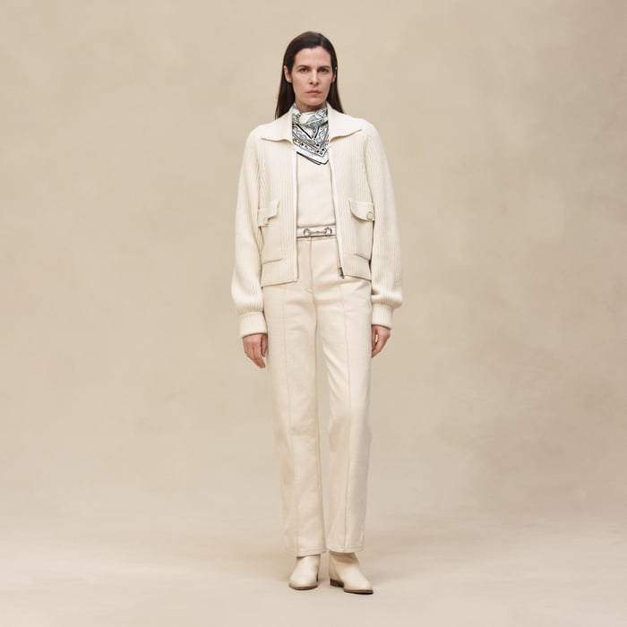 Blanc Naturel Long-sleeve Jacket