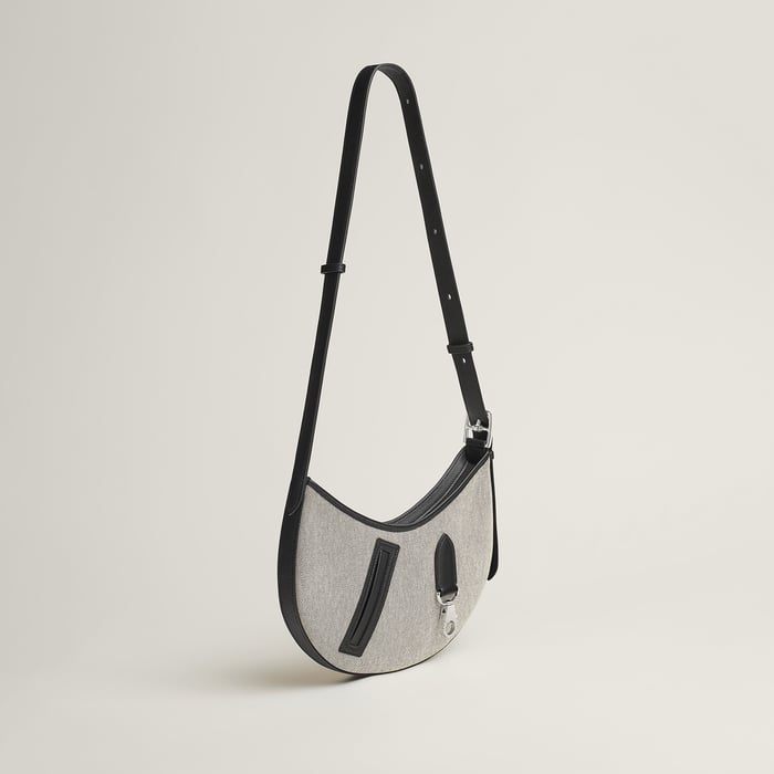 P'tit Arcon Toile & Cuir Bag