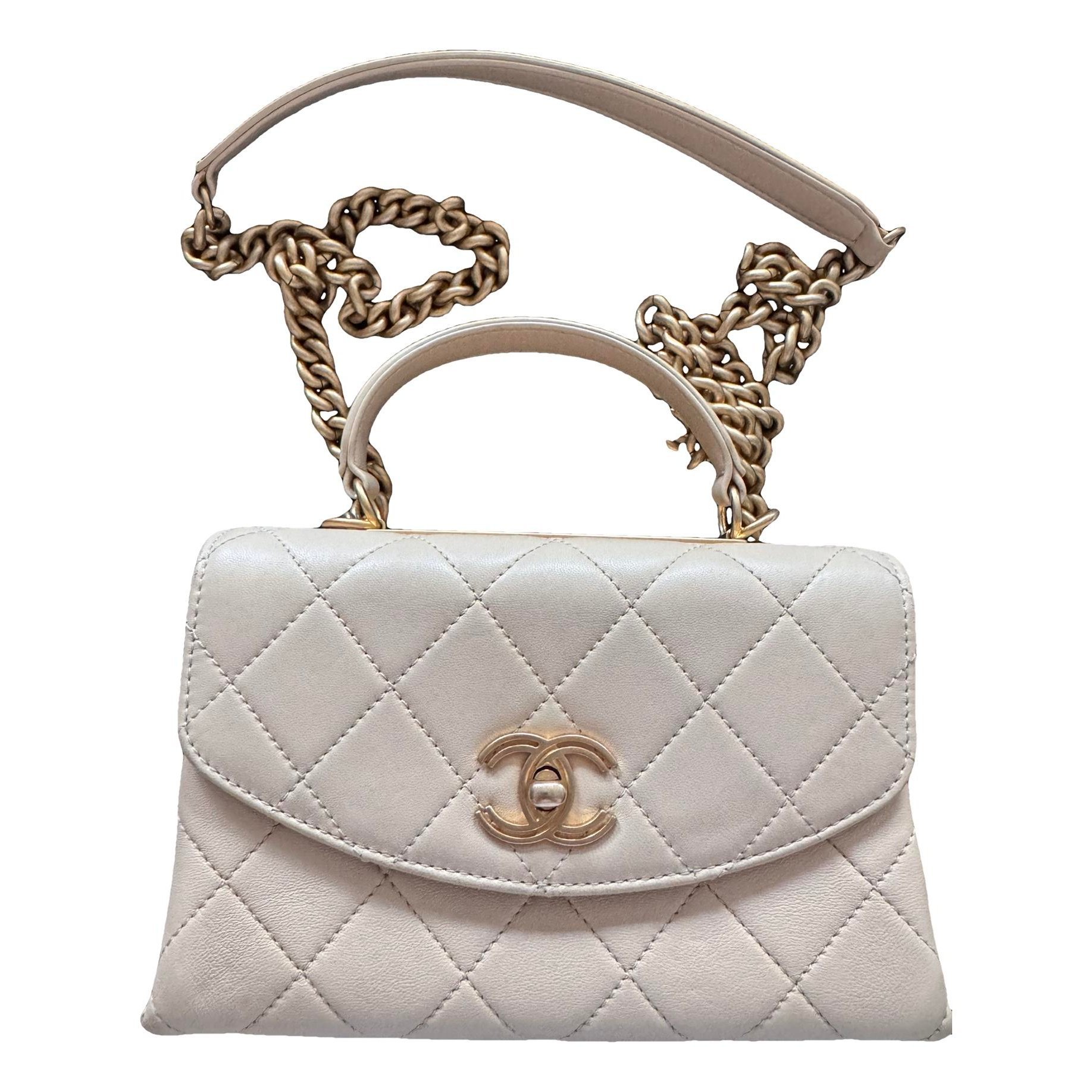 Coco Handle leather handbag