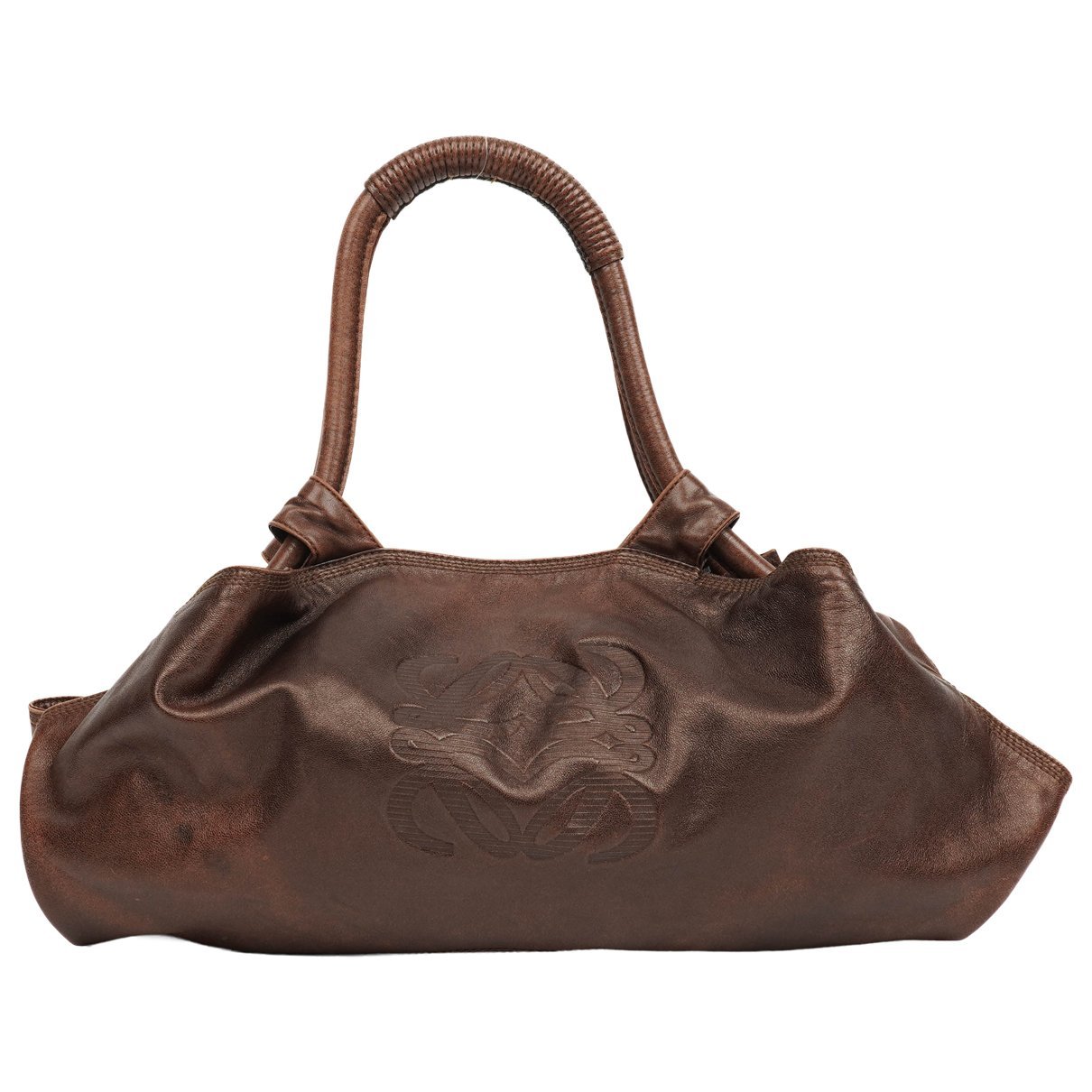 Anagram leather handbag