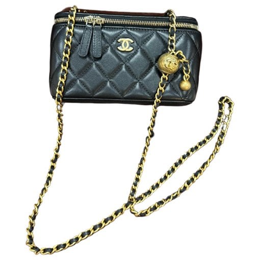 Trendy CC Vanity leather handbag