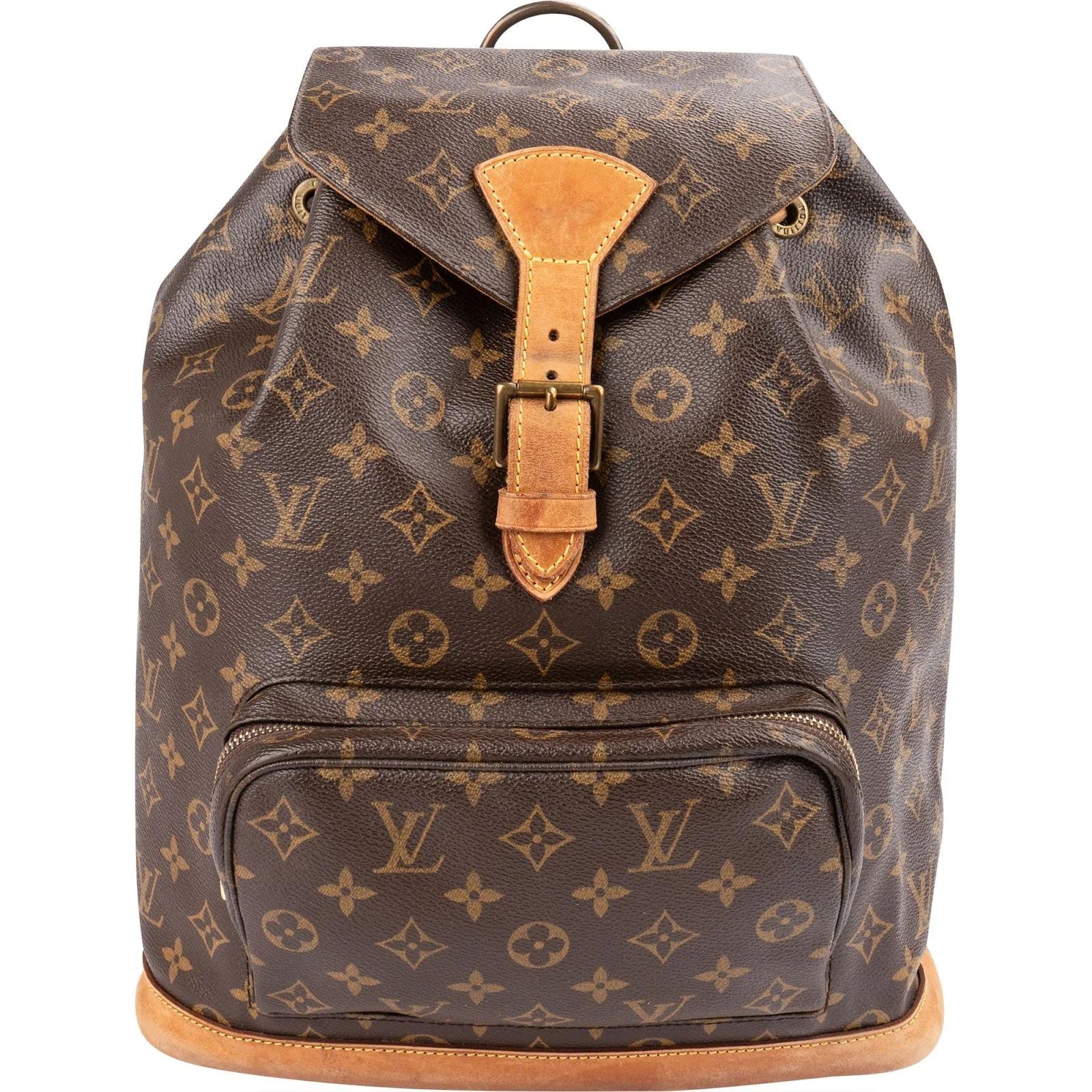 Montsouris leather backpack