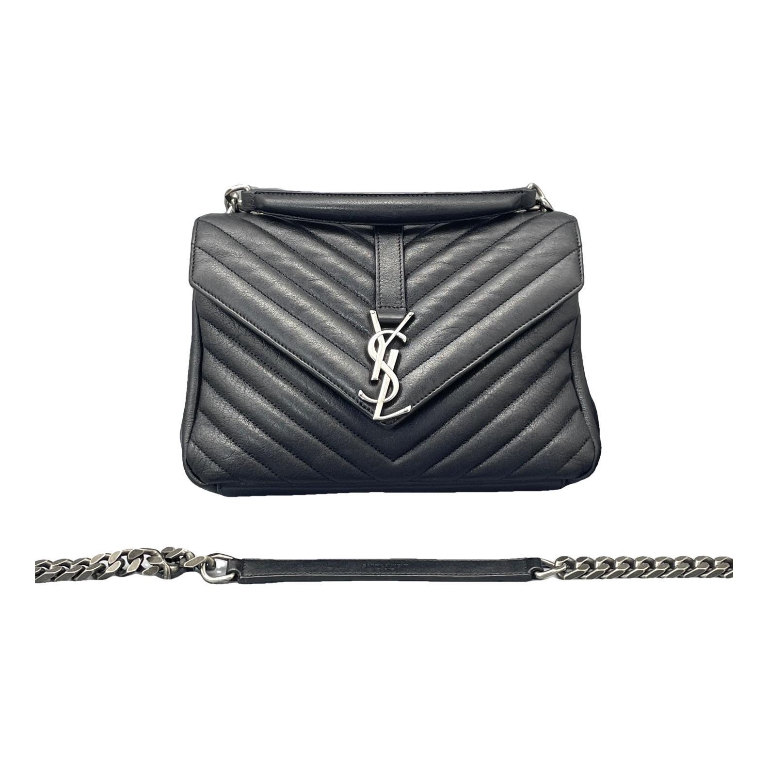 Collége monogramme leather handbag