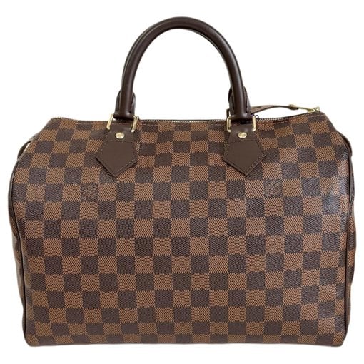 Speedy leather handbag