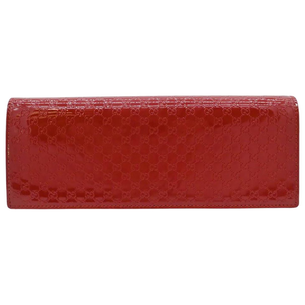 Broadway patent leather clutch bag