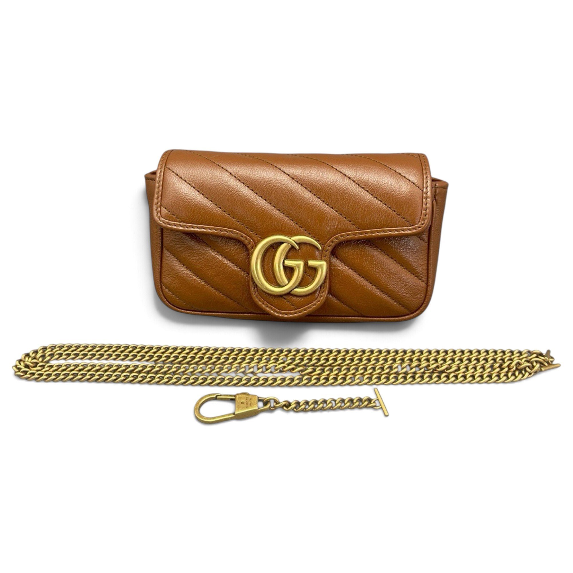 GG Marmont Chain Flap leather handbag