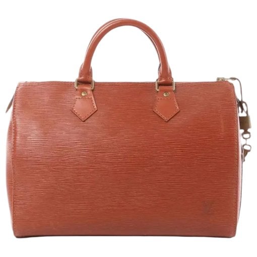 Speedy leather handbag