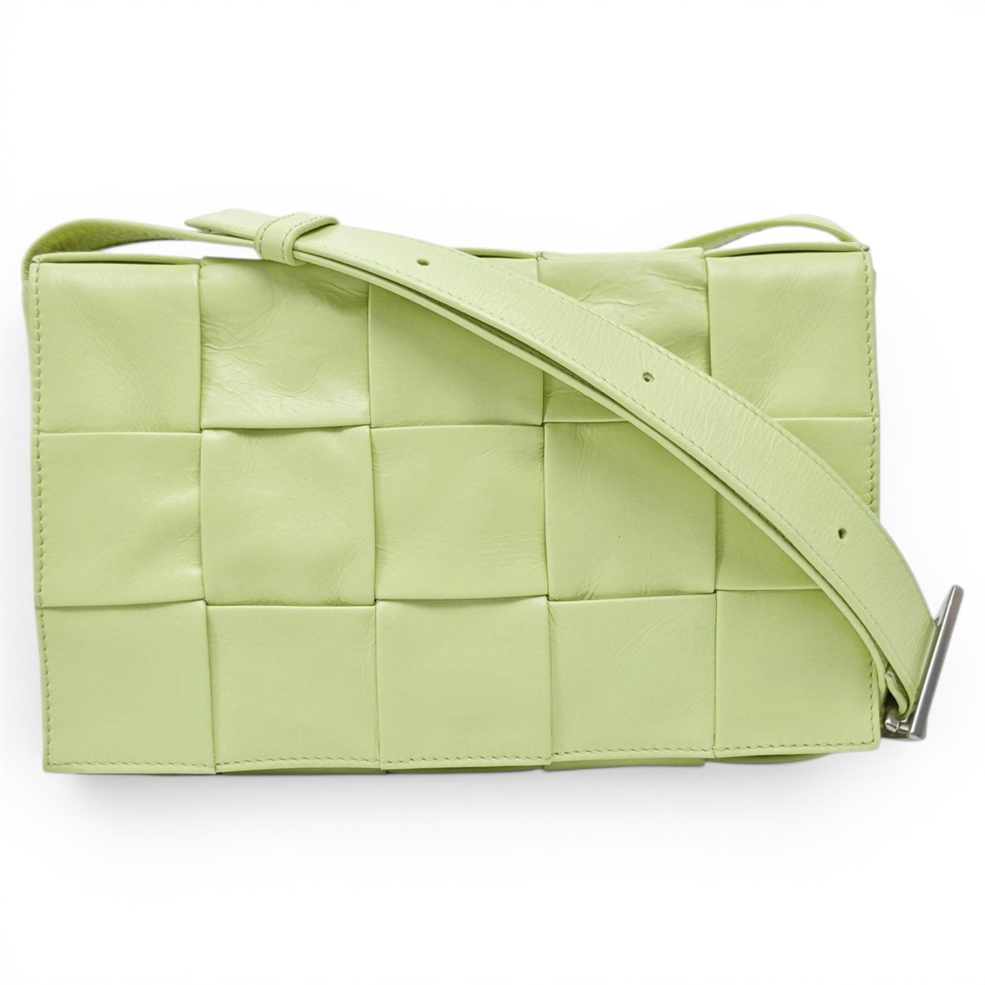 Cassette leather crossbody bag