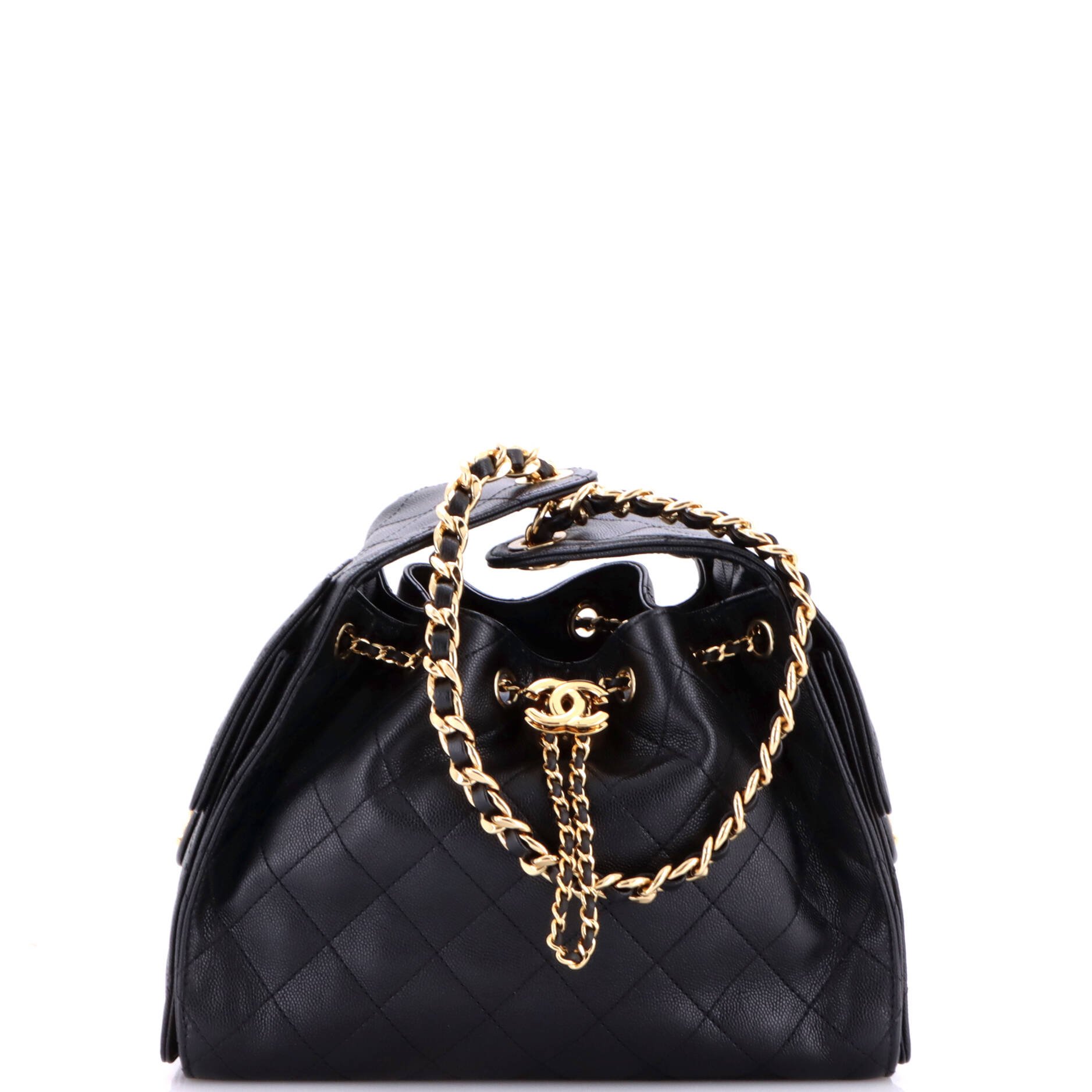 25 Hobo Bag Quilted Caviar Small