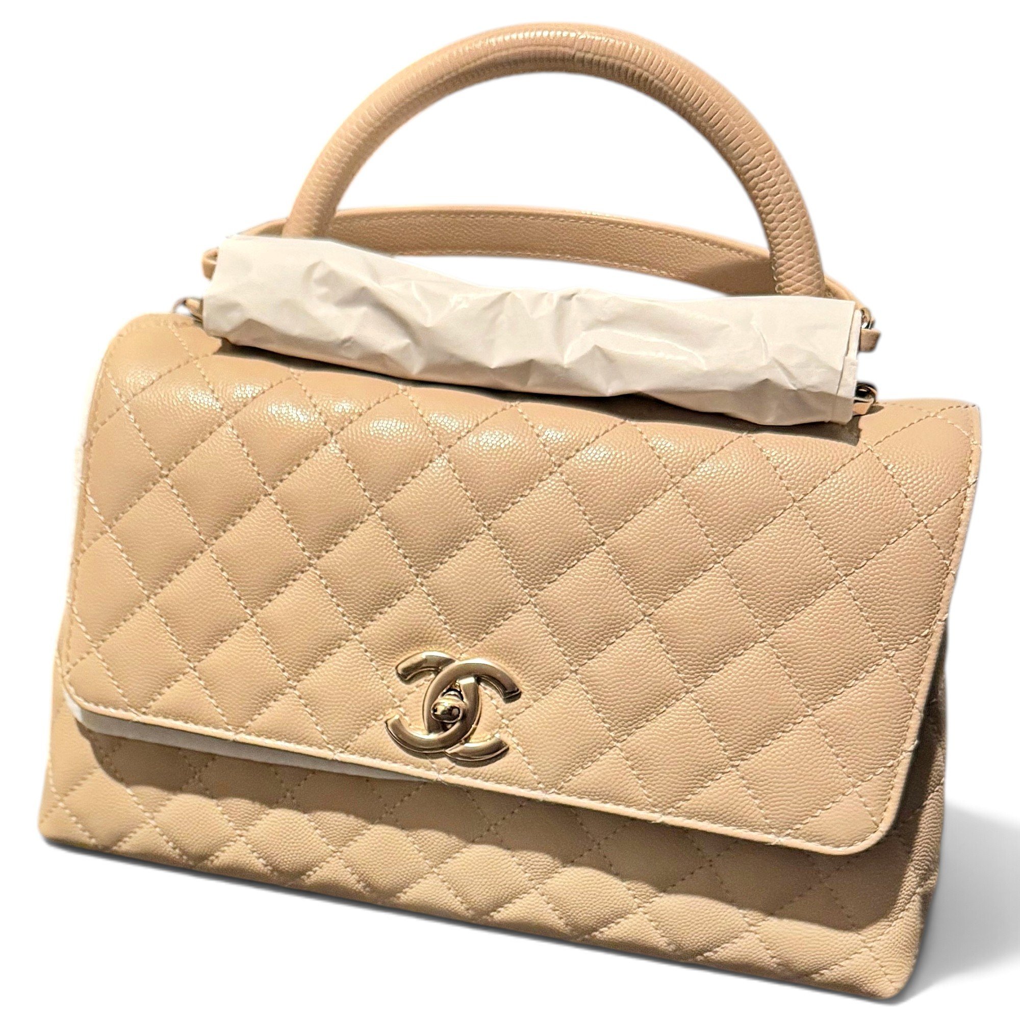 Coco Handle leather handbag