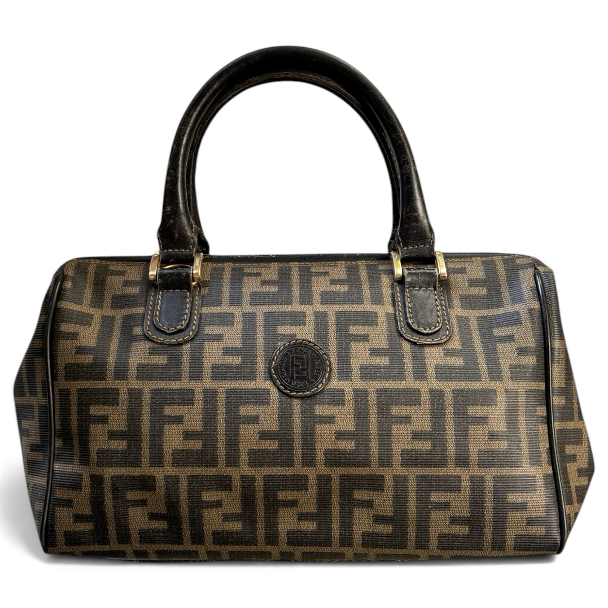 Leather bowling bag
