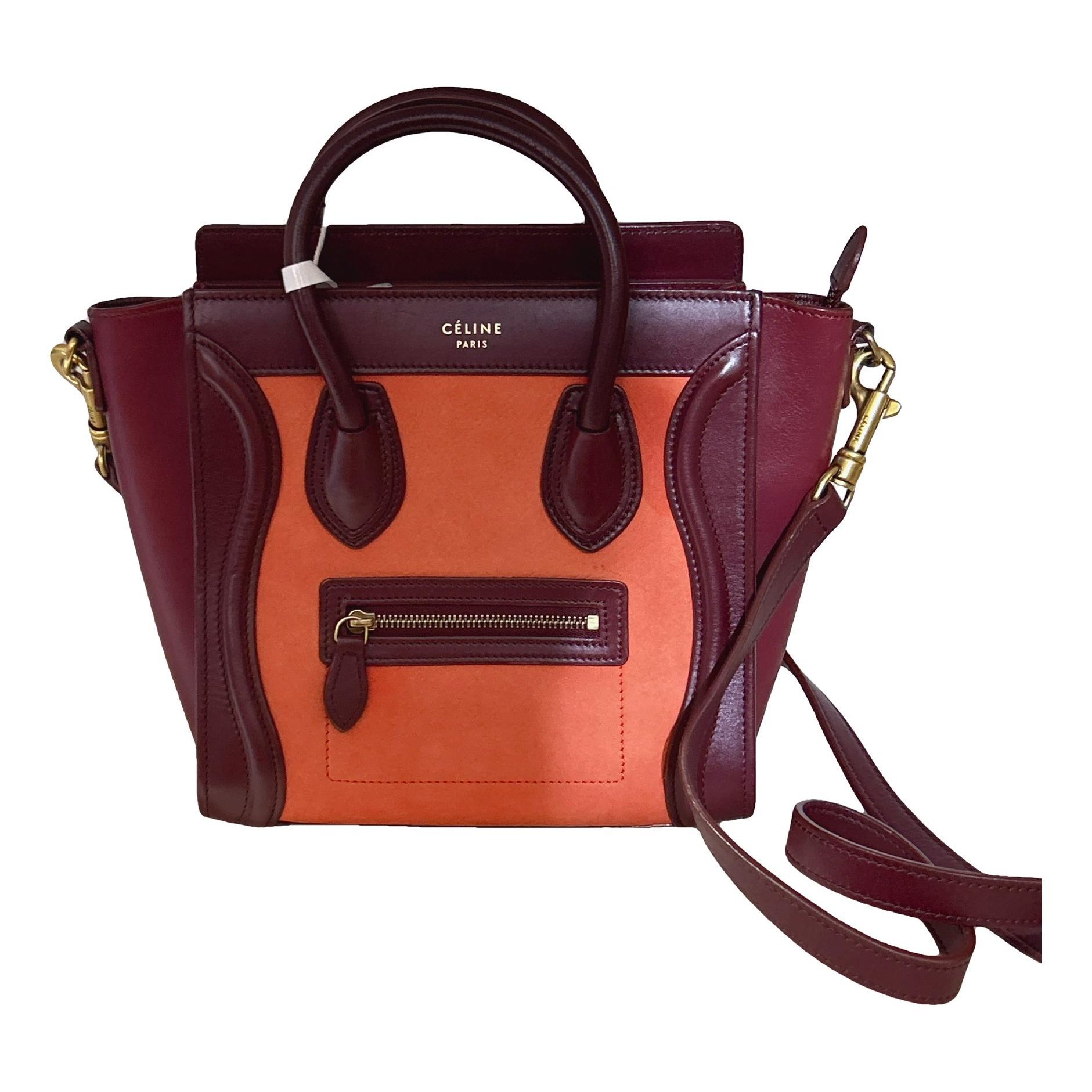 Nano Luggage leather handbag