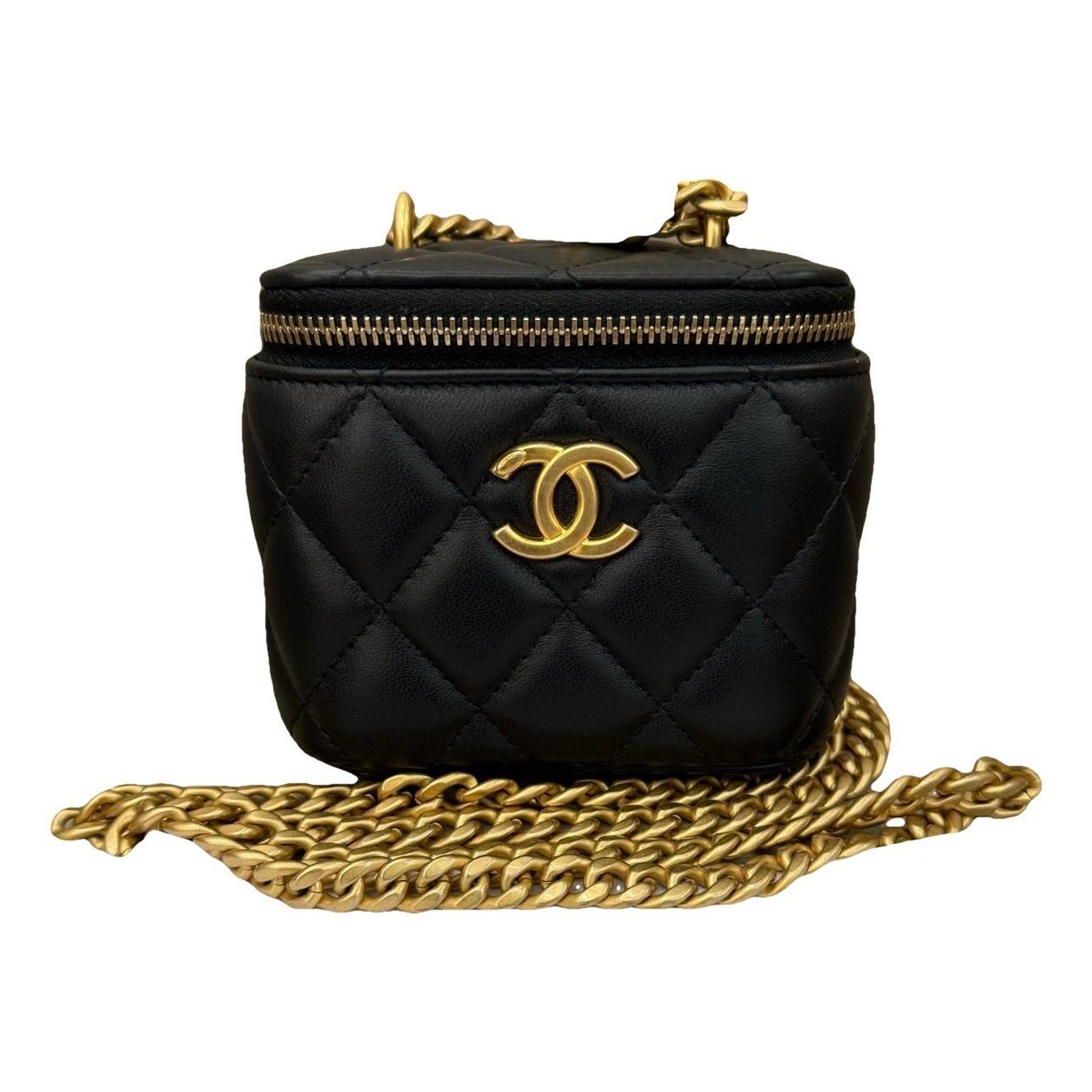 Trendy CC Vanity leather handbag