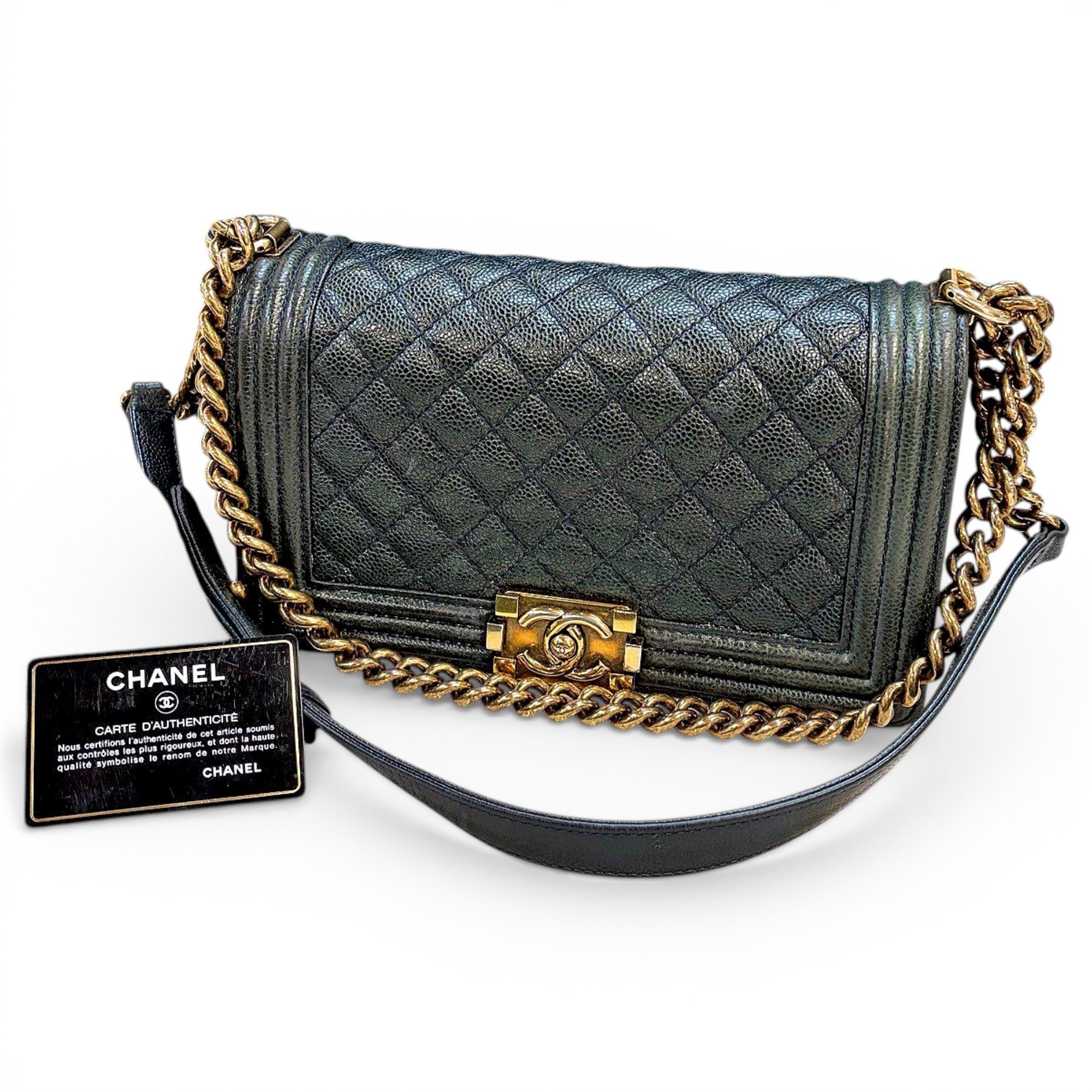 Boy leather crossbody bag