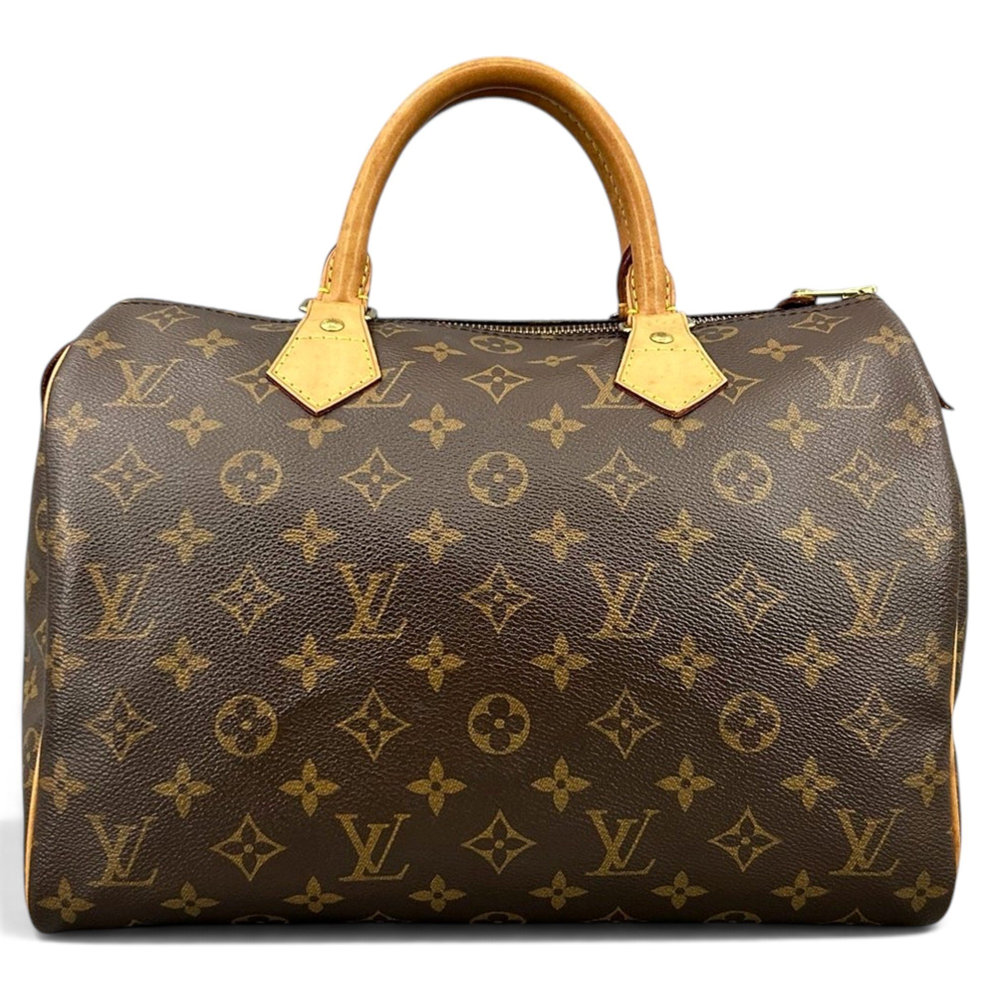 Speedy leather handbag