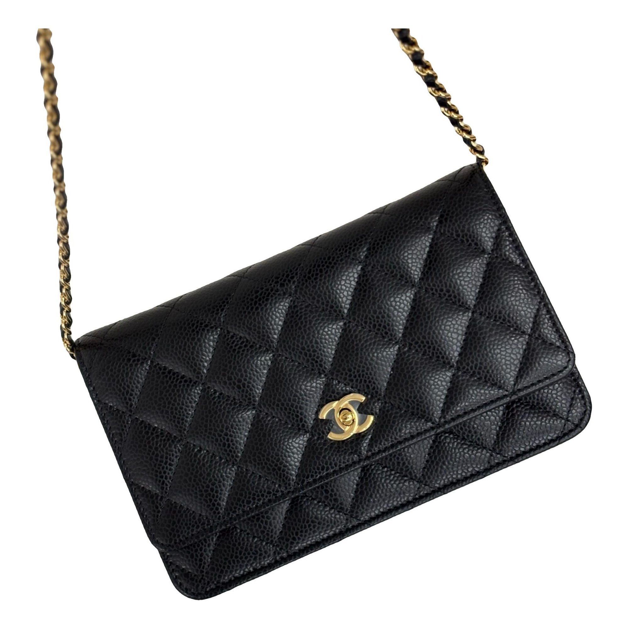 Wallet On Chain Timeless/Classique leather crossbody bag