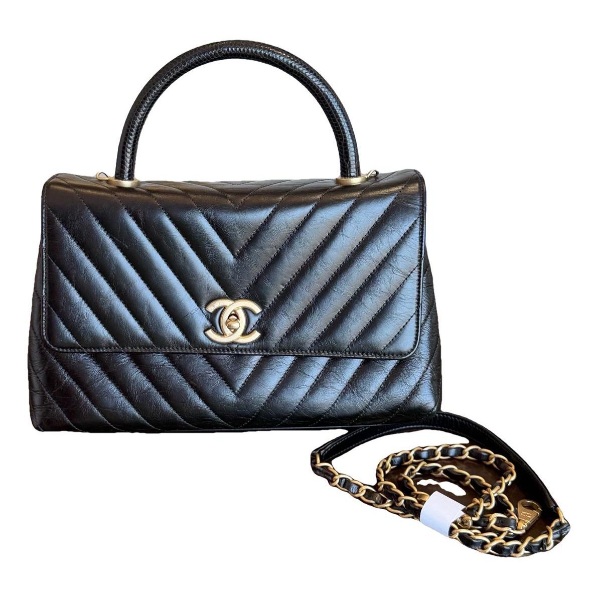 Coco Handle leather handbag