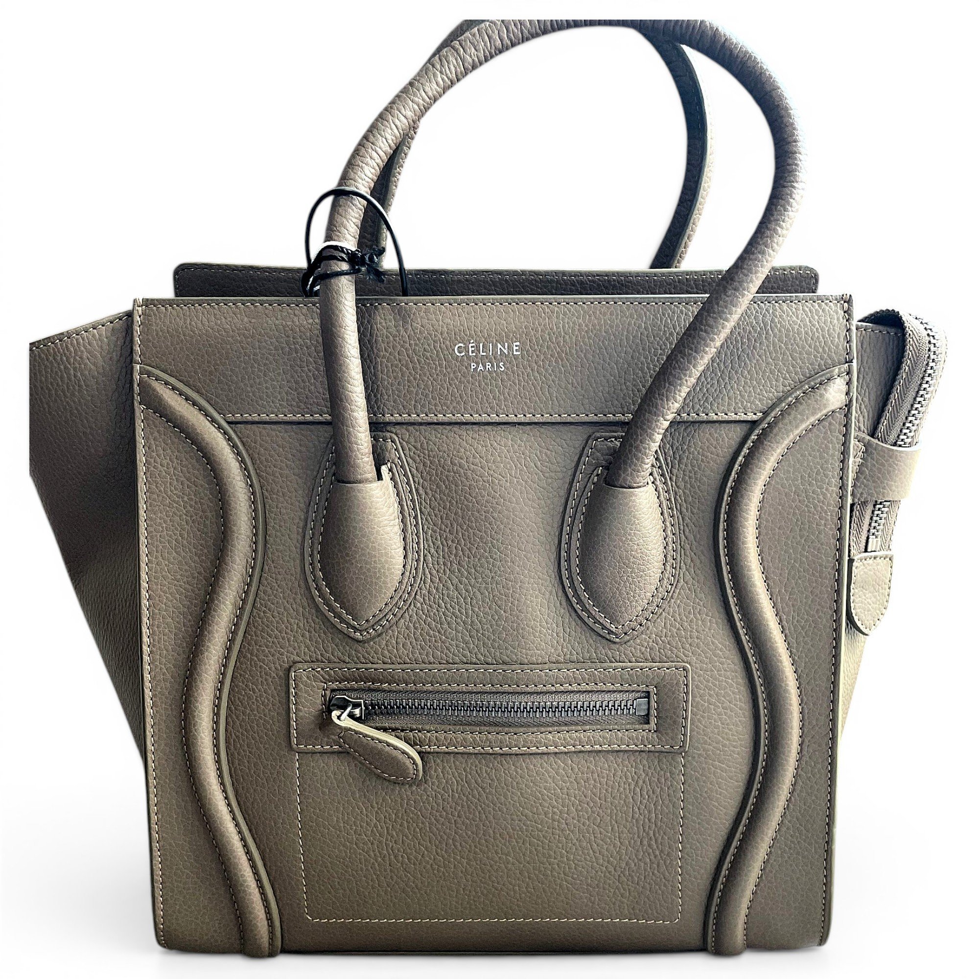 Luggage leather handbag
