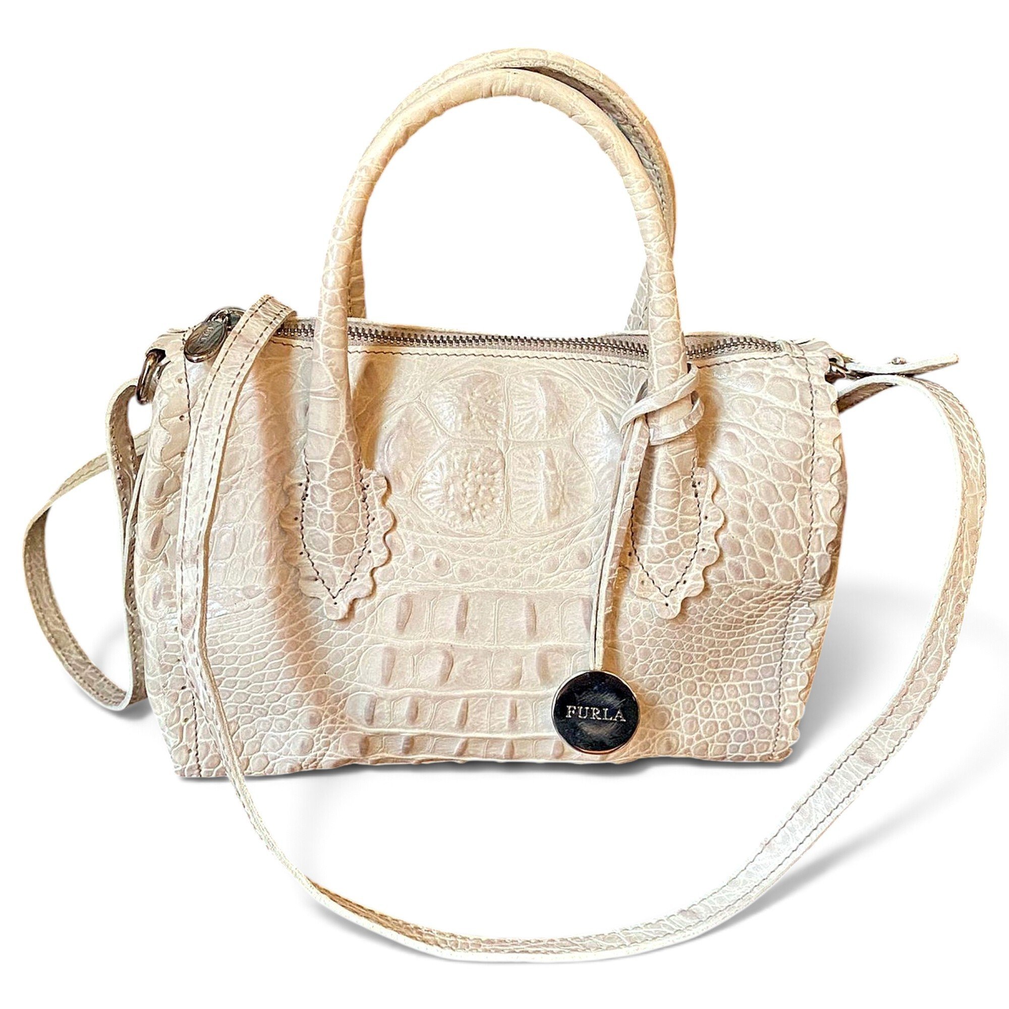 Leather crossbody bag
