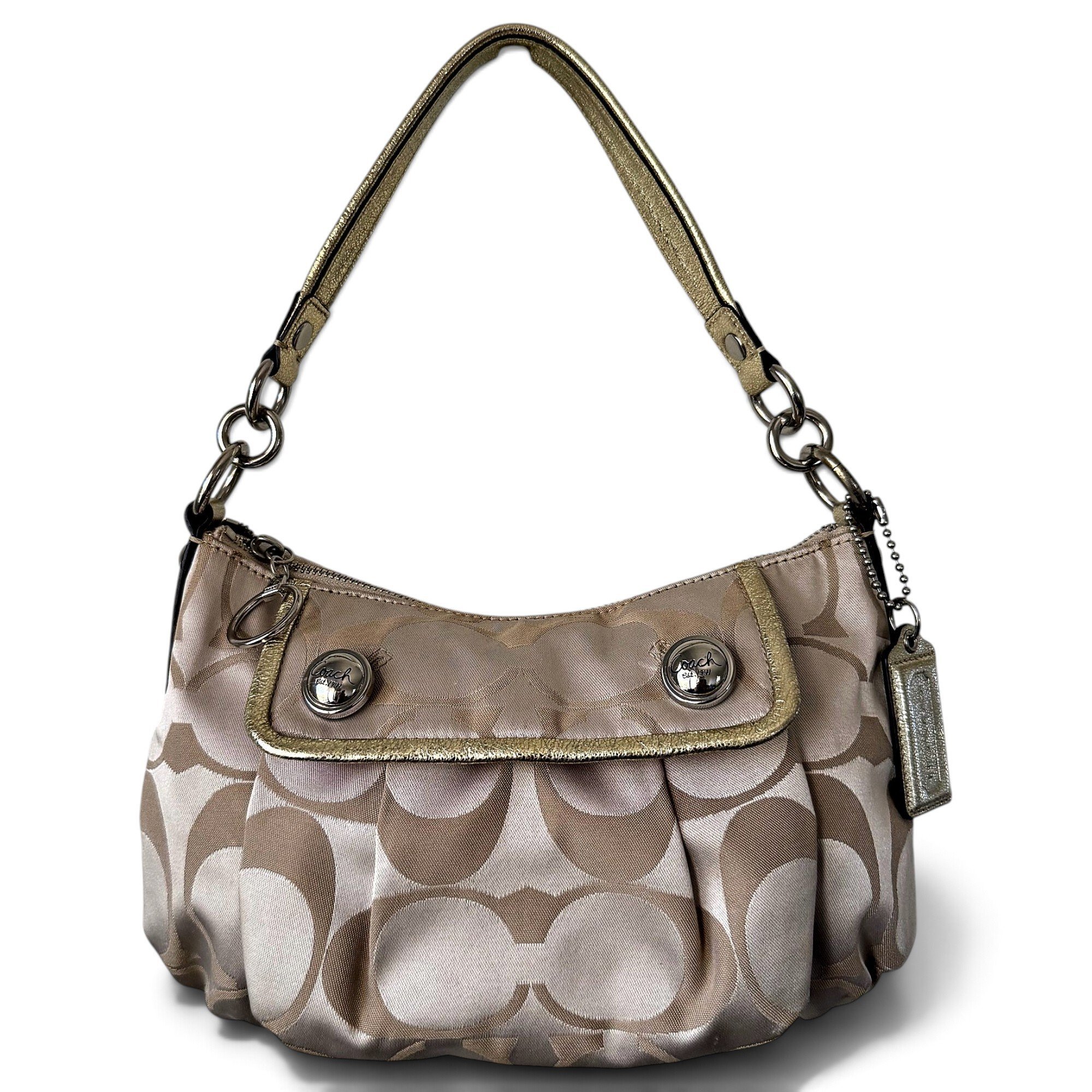 Coach Signature Sufflette cloth handbag