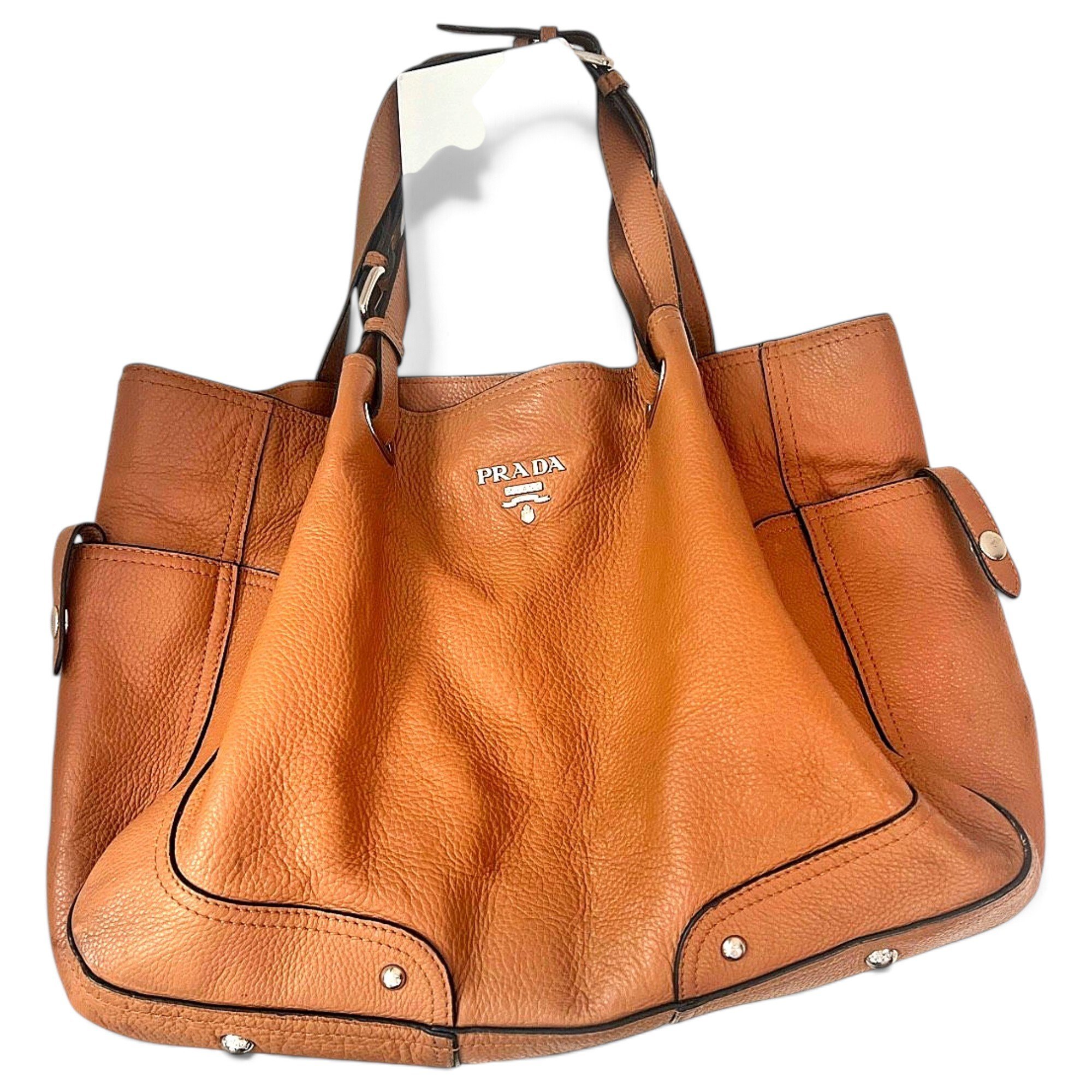 Leather tote