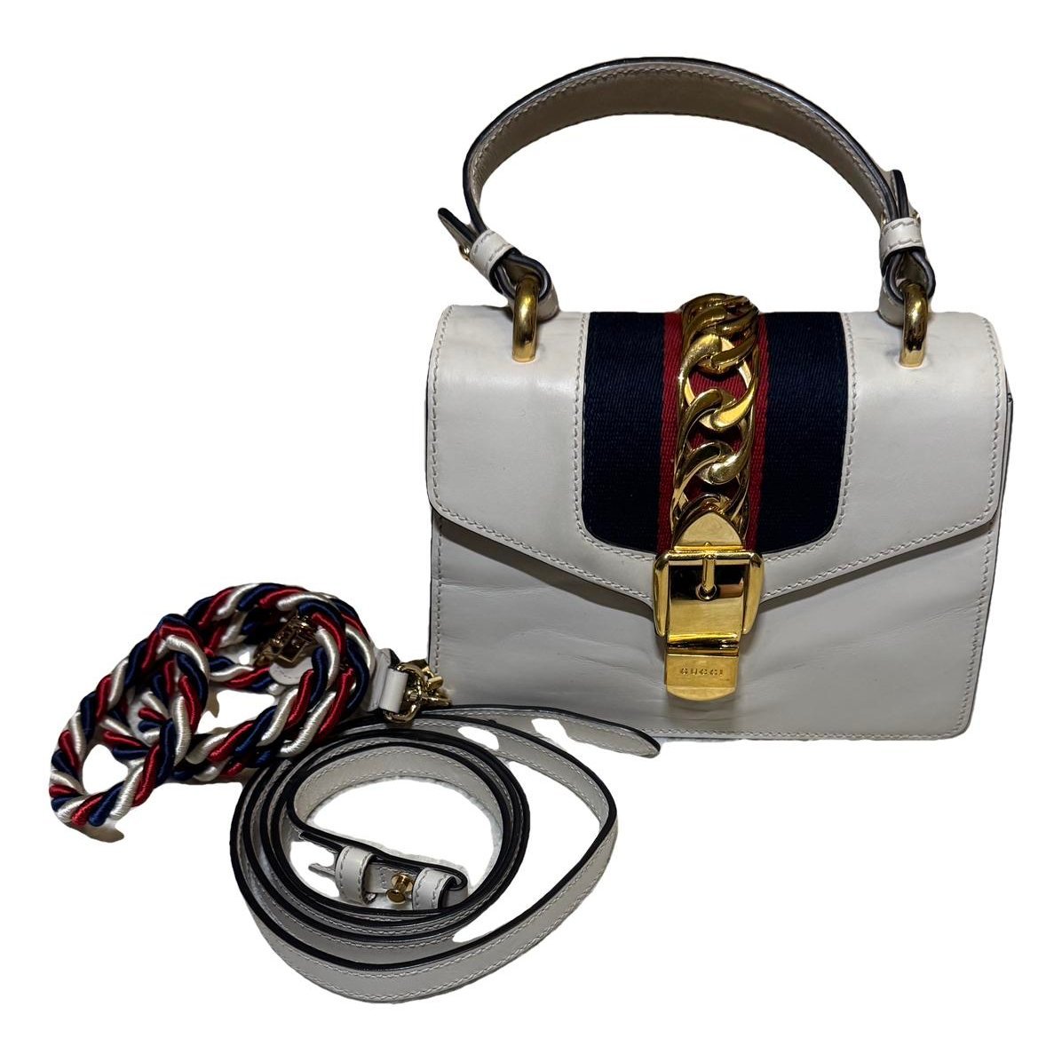 Sylvie Top Handle leather handbag