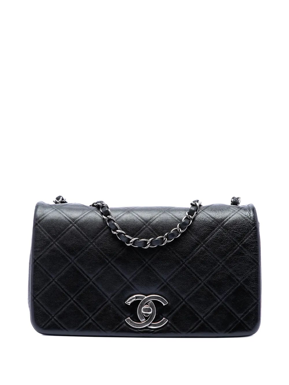 2013-2014 Medium Diamond Embossed Calfskin New Chic Flap shoulder bag