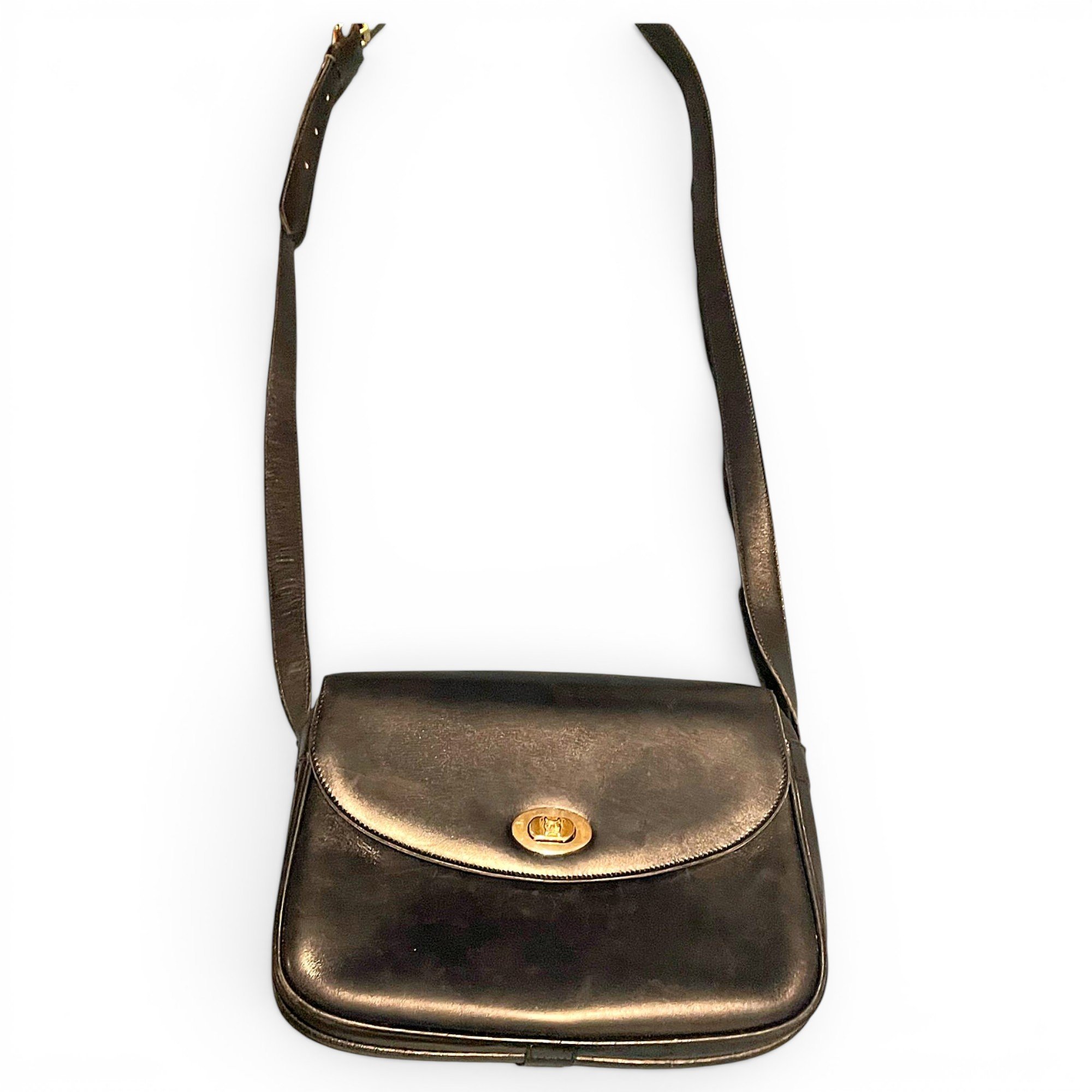 Classic leather crossbody bag
