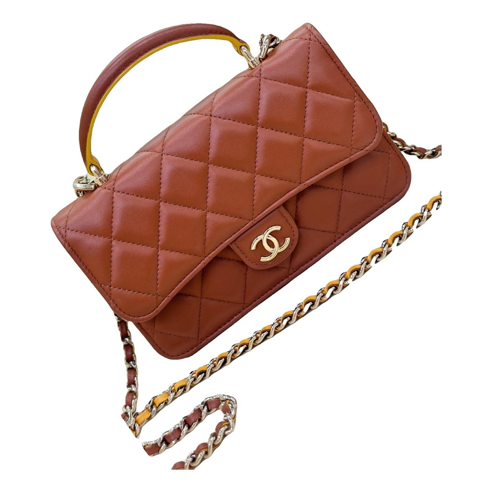 Timeless Classique Top Handle leather handbag