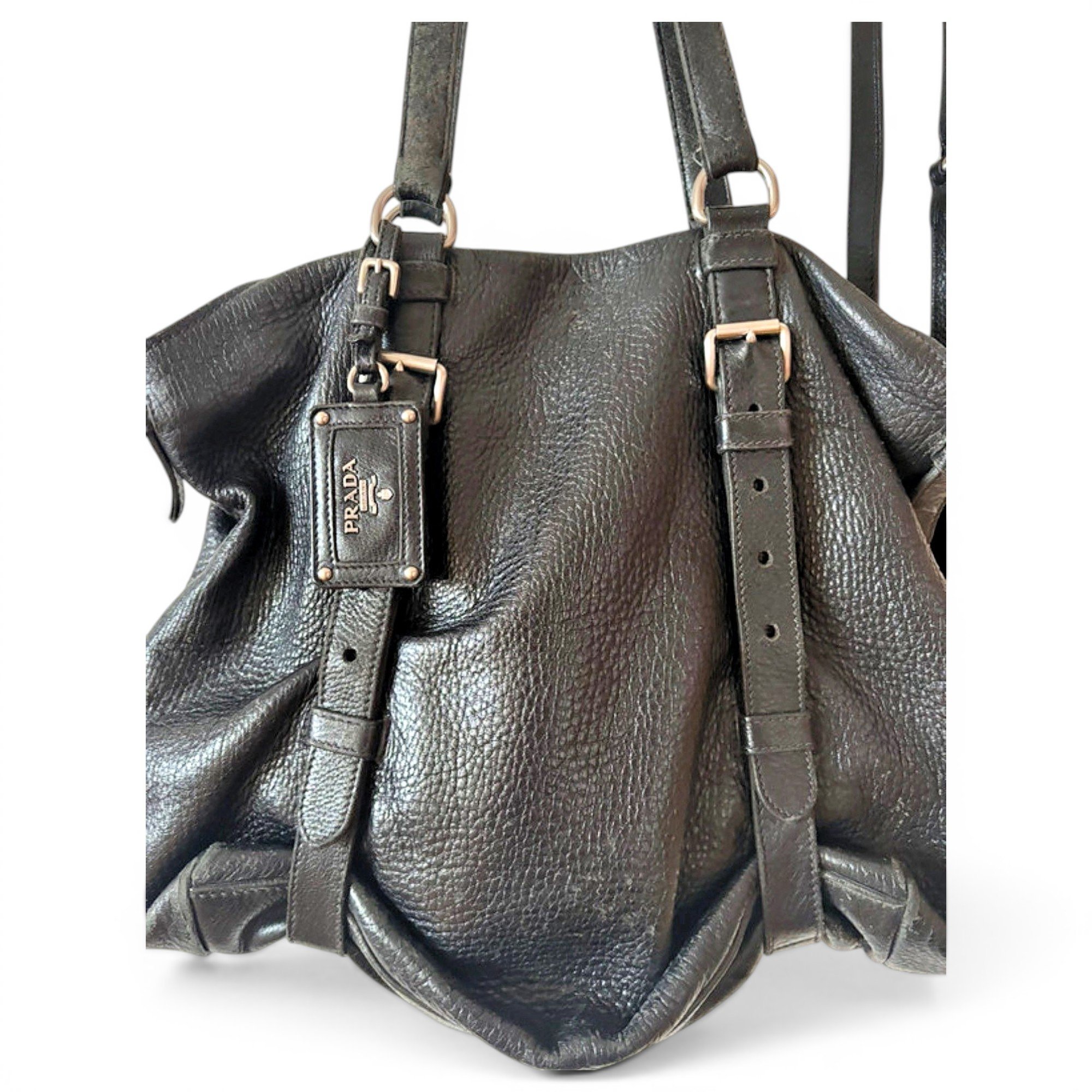 Leather handbag