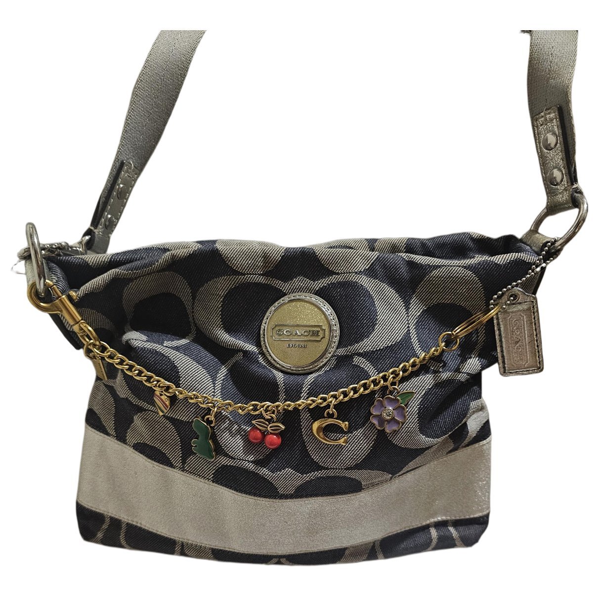 Canvas Courier Crossbody handbag