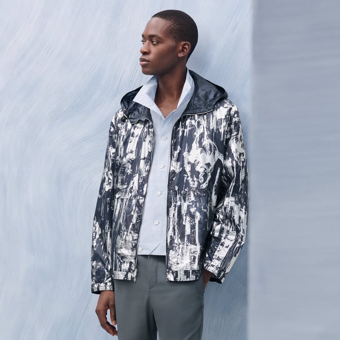Océan "Cavalcade Siderale" Reversible Hooded Jacket