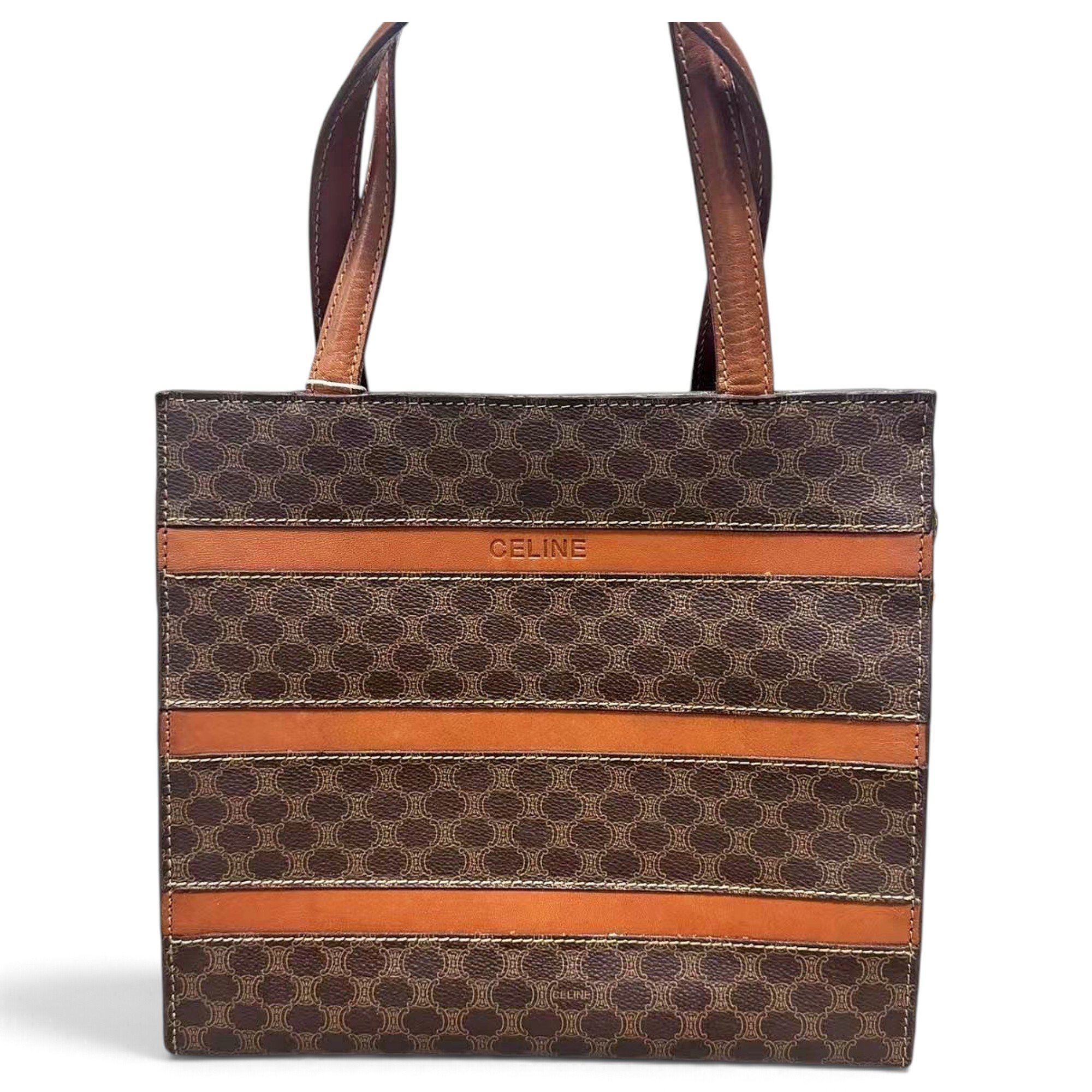 Cabas Vertical leather tote