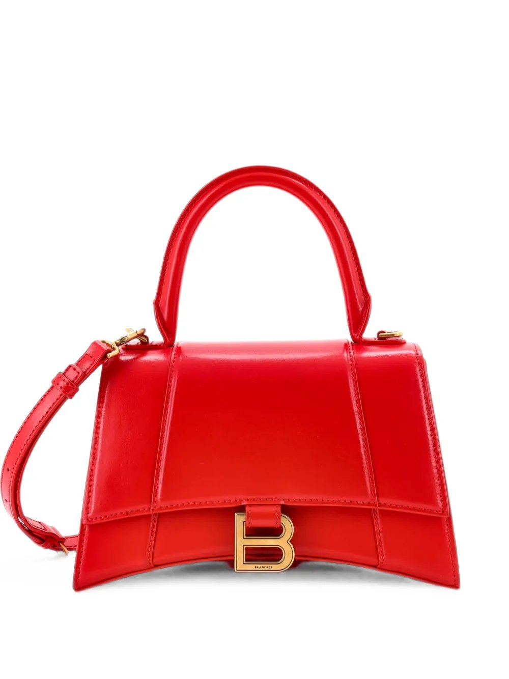 Hourglass Top Handle Bag Leather Small satchel