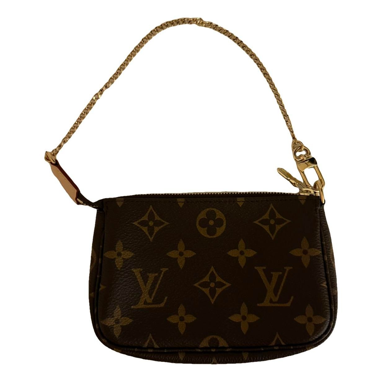 Pochette Accessoire patent leather handbag
