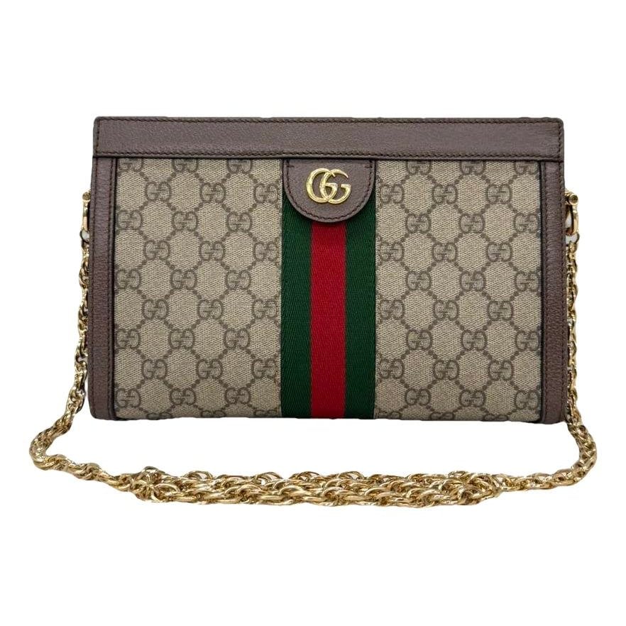 Ophidia Chain leather handbag