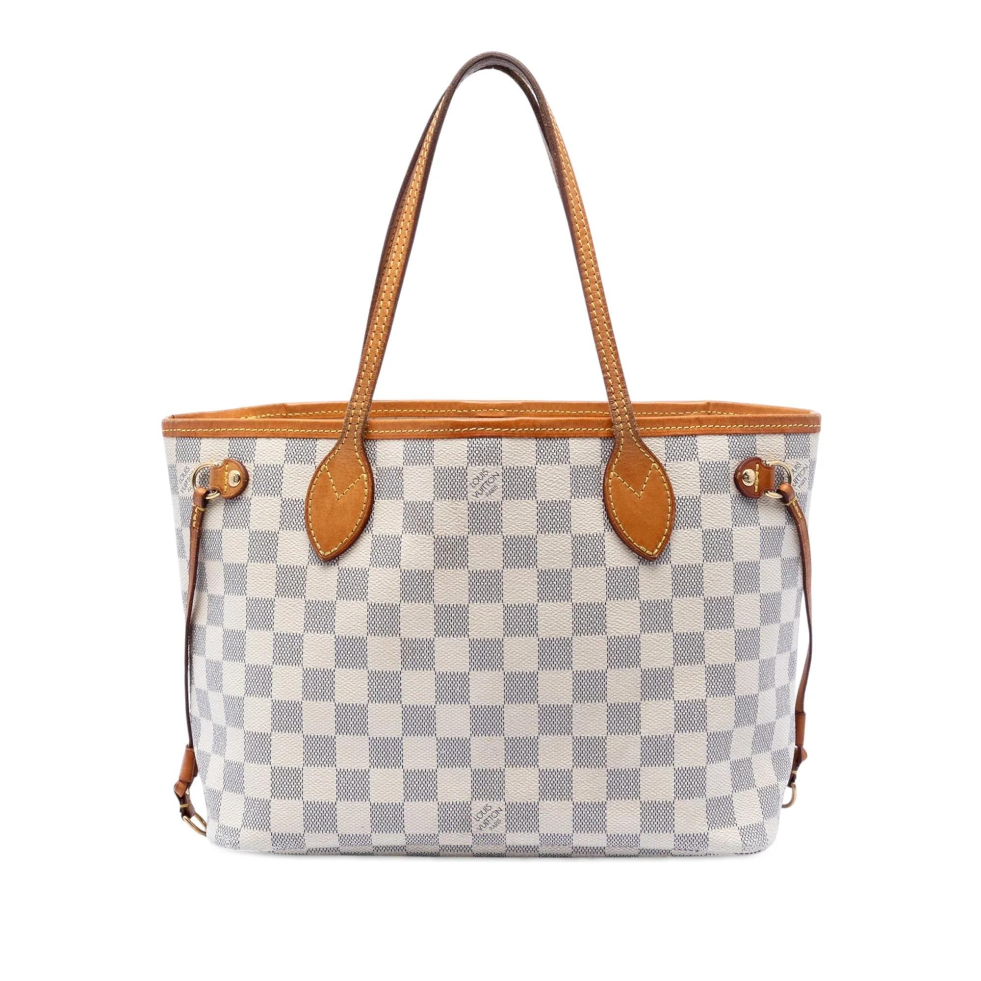 Neverfull leather tote
