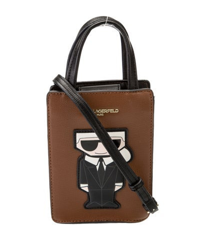 Karl Lagerfeld Lagerfeld Vegan Leather Bucket Bag