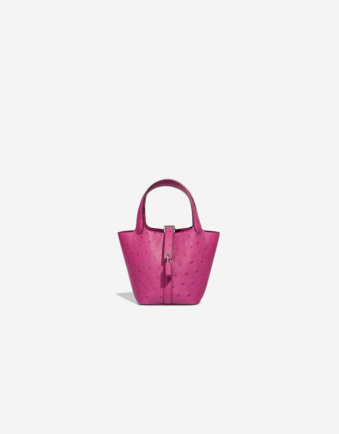 
		Picotin Micro Ostrich Rose Pourpre    