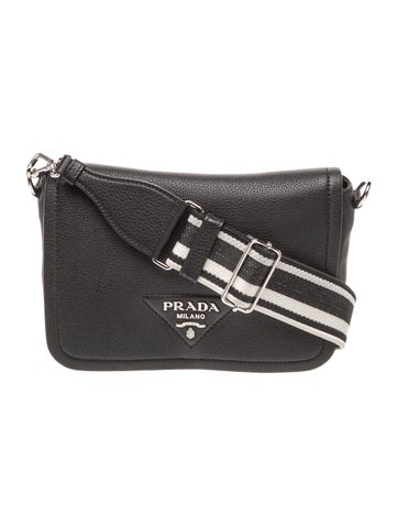 Vitello Daino Leather Crossbody Bag
